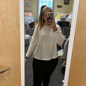 SOLD SHEIN White Batwing Shirt NWOT